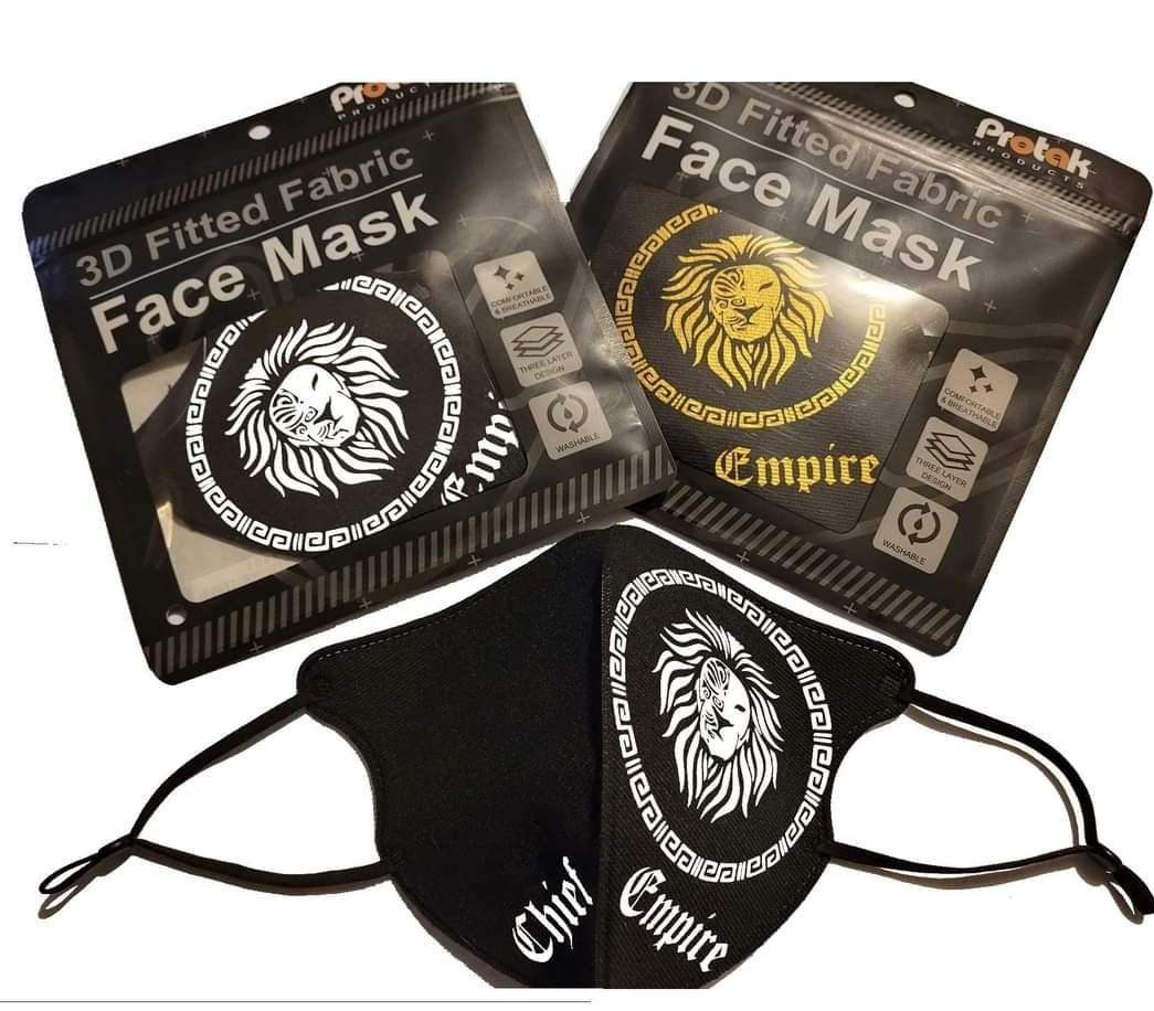 100% Cotton Layered Protective washable Fashion Mask 